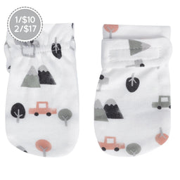 Perlimpinpin - Perlimpinpin Baby Bamboo Anti-Scratch Mittens