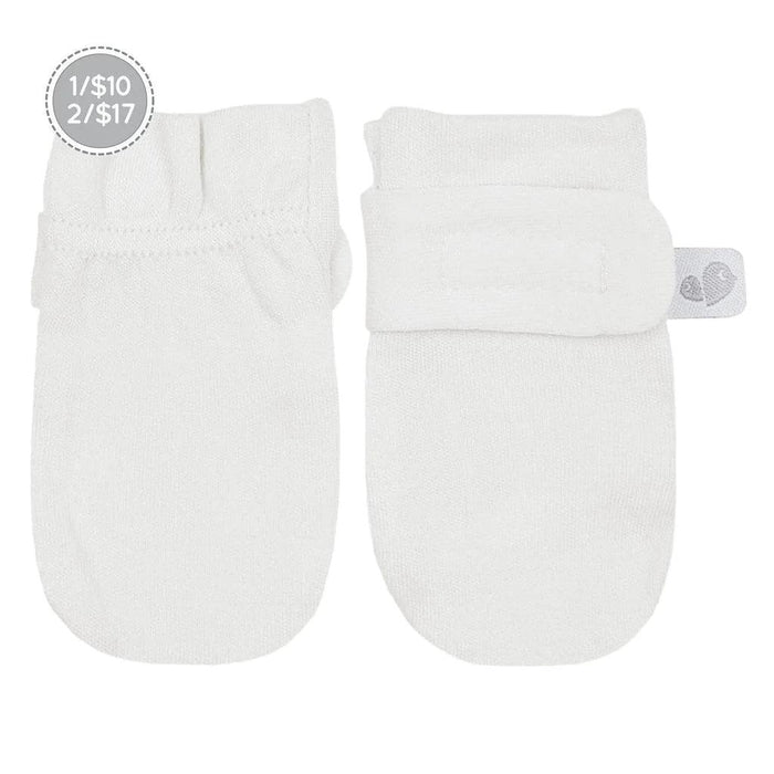 Perlimpinpin - Perlimpinpin Bamboo Baby Anti-Scratch Mittens - Plain Colors