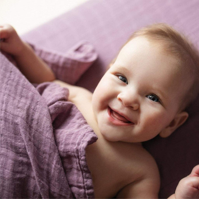 Perlimpinpin - Perlimpinpin Cotton Muslin Baby Swaddle Blanket - Unicolor