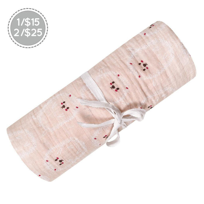 Perlimpinpin - Perlimpinpin Cotton Muslin Swaddle Baby Blankets - MS35O