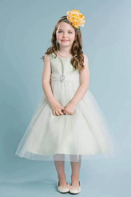 Petite Adele® - Petite Adele Girls Dess Sage PA208A