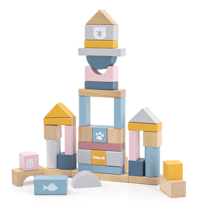 Polar B - Polar B Wooden Blocks - 60pcs