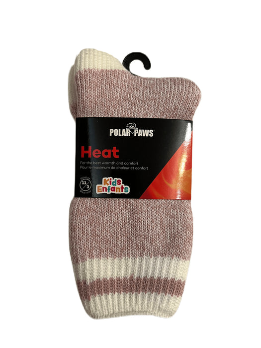 Polar Paws - Kids Brushed Thermal Socks (Single Pack) - Shoes size 11-3