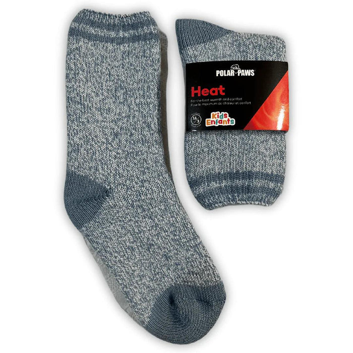 Polar Paws - Kids Brushed Thermal Socks (Single Pack) - Shoes size 11-3