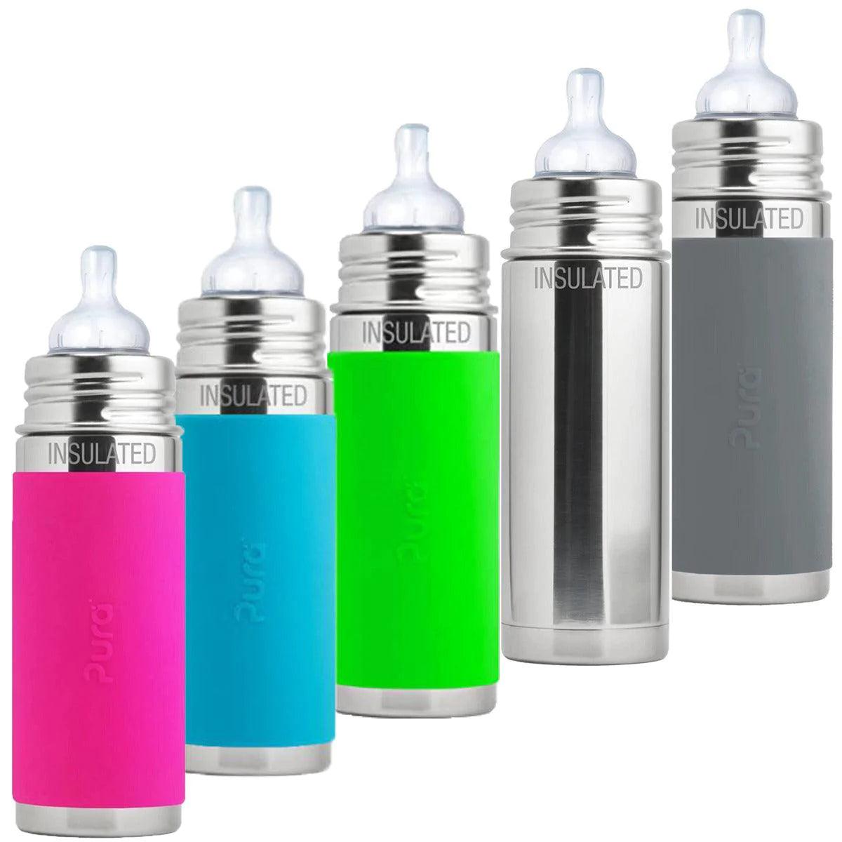 Pura Kiki® Biberon isotherme Inox Infant 260ml — Goldtex