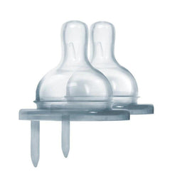Pura Kiki® - Pura Kiki│Wide Neck Natural Vent Silicone Nipples│Set of 2