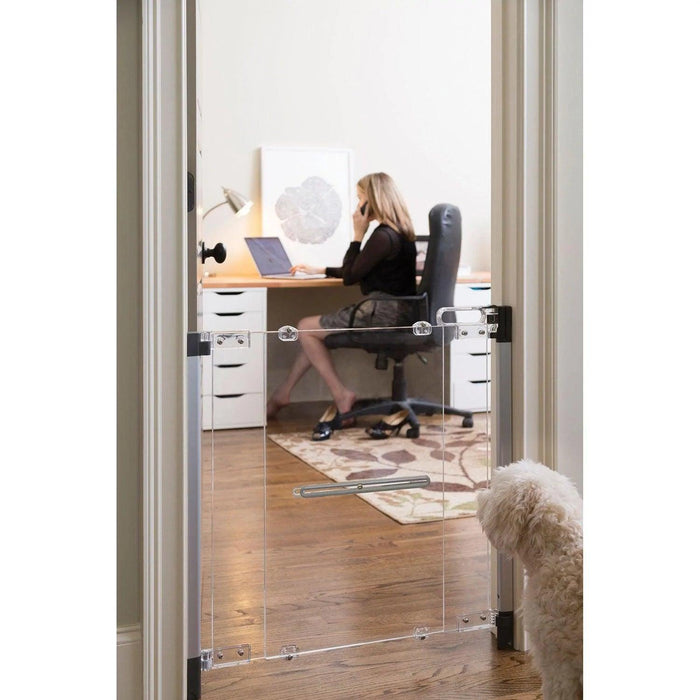 Qdos® - Qdos Crystal Hardware Mounted Safety Gate - Clear