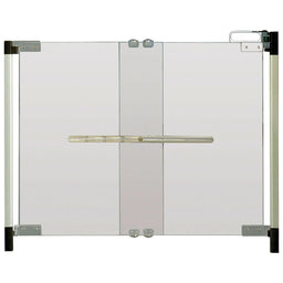 Qdos® - Qdos Crystal Hardware Mounted Safety Gate - Clear