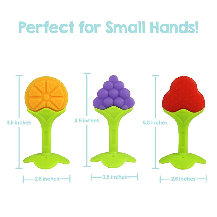 Raz Baby® - Raz Baby Fruitique 3PK Silicone Teether Set