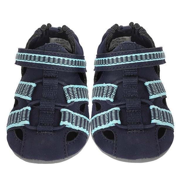 Robeez® - Robeez Boys Beach Mini Soft Sole Shoes - Navy