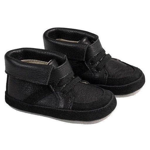 Robeez® - Robeez Boys Grayson First Kicks Soft Sole Shoes - Black