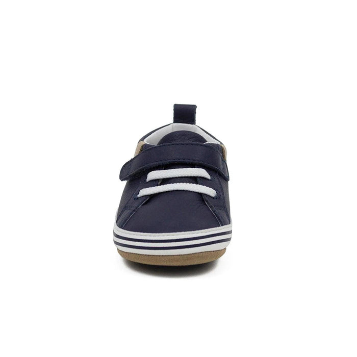 Robeez® - Robeez F21 - First Kicks Flexible Sole - Adam Navy Leather - 9-12m