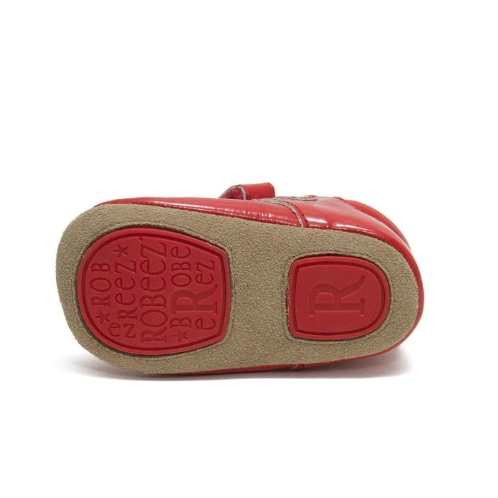Robeez® - Robeez First Kicks - Velvet Bow Red Patent