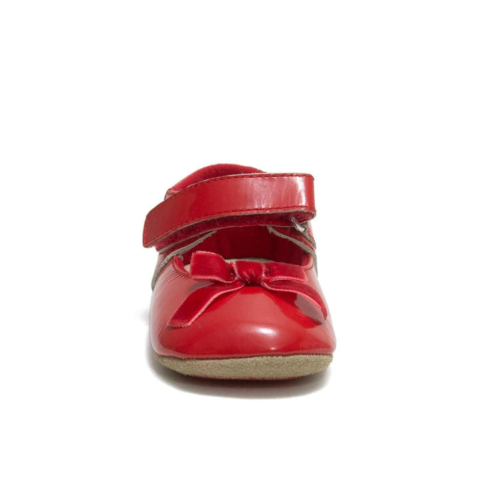 Robeez® - Robeez First Kicks - Velvet Bow Red Patent