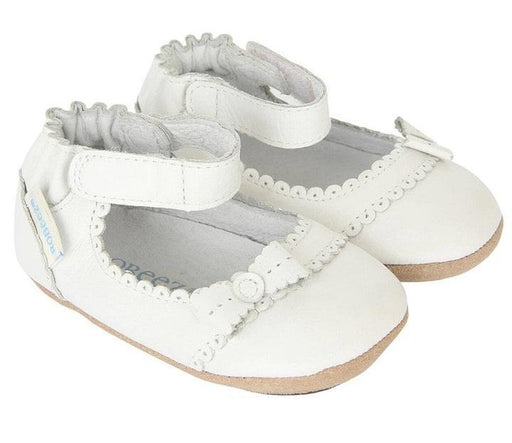 Robeez® - Robeez Girl Catherine White Mini Shoes