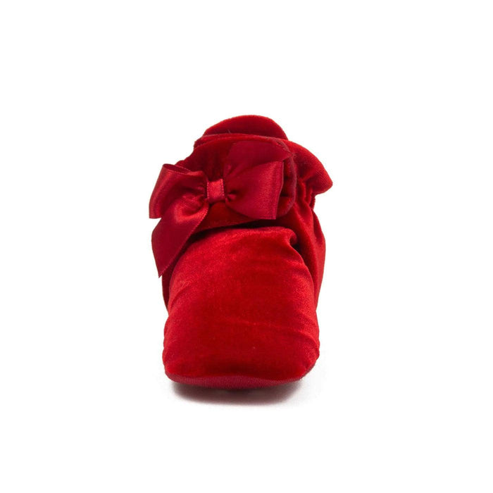 Robeez® - Robeez Girl's Snap Bootie Holiday Bow