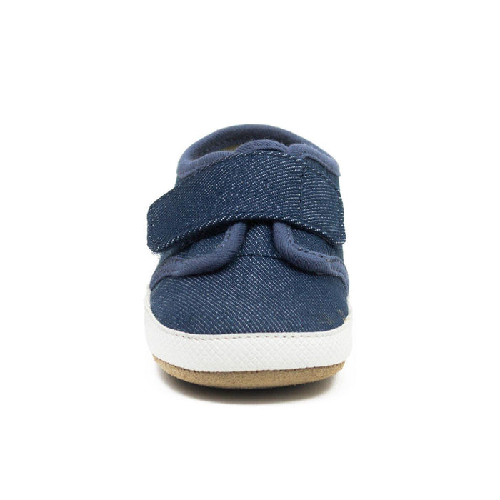 Robeez® - Robeez Jerry First Kicks Navy with Suede Sole 6-9m