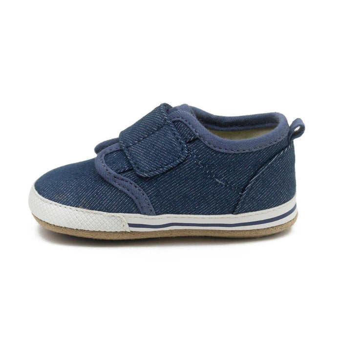 Robeez® - Robeez Jerry First Kicks Navy with Suede Sole 6-9m