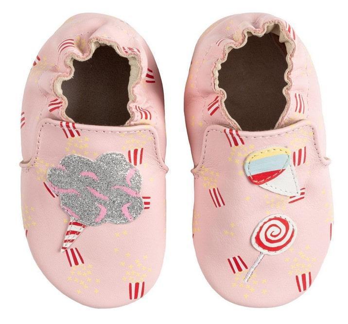 Robeez® - Robeez® Girl Dolce Pink Soft Sole Shoes