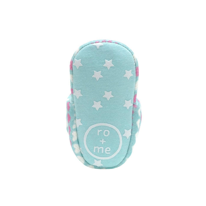 Robeez® - Robeez Snap Bootie-Turquoise Hearts