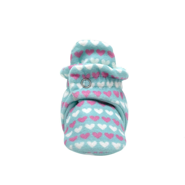 Robeez® - Robeez Snap Bootie-Turquoise Hearts