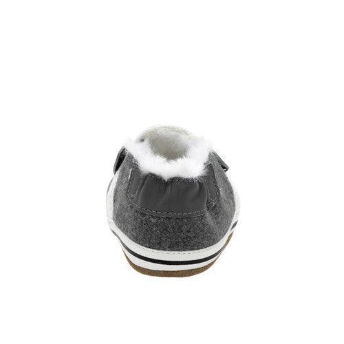 Robeez® - Robeez Soft Sole - Baby Fox - Charcoal Wool/Fur