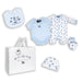 Rock-a-Bye Baby - Rock-a-Bye Baby Boys 5 Piece Mesh Bag Set: Fly High Little One