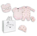 Rock-a-Bye Baby - Rock-a-Bye Baby Girls 5 Piece Mesh Bag Set: Bunny