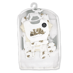 Rock-a-Bye Baby - Rock-a-Bye Baby Unisex Baby 5 Piece Mesh Bag Set: Furry Bestie