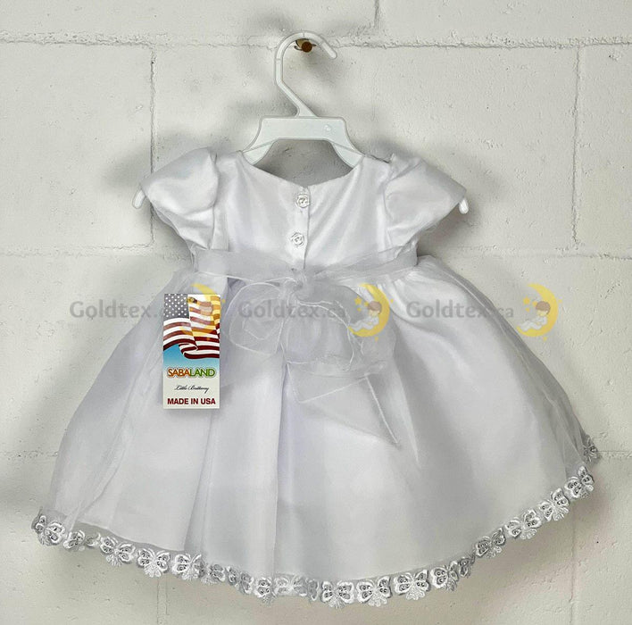 Sabaland® - Sabaland® Embellished Baptism Dress with Cape