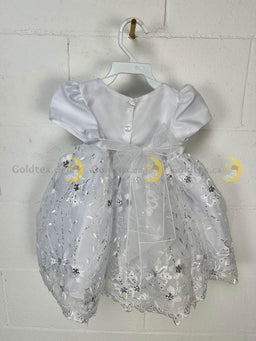 Sabaland® - Sabaland® White Baptism Dress - Sizes 6m-1YR-2YR