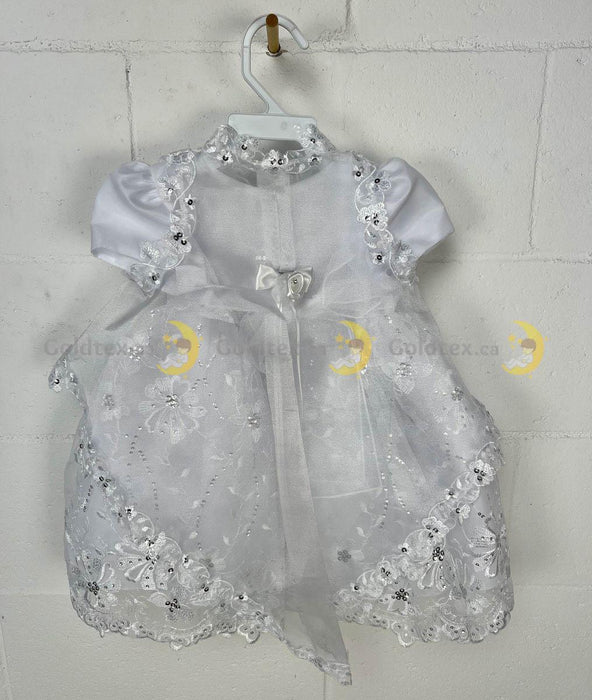Sabaland® - Sabaland® White Baptism Dress - Sizes 6m-1YR-2YR