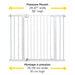Safety 1st® - Safety 1ˢᵗ® SecureTech Extra Tall & Wide Gate