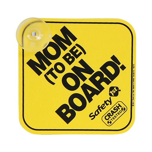 Safety 1st® - Safety 1st® "Baby on Board" / "Mom to Be" - 2 Sided Foam Car Sign - English
