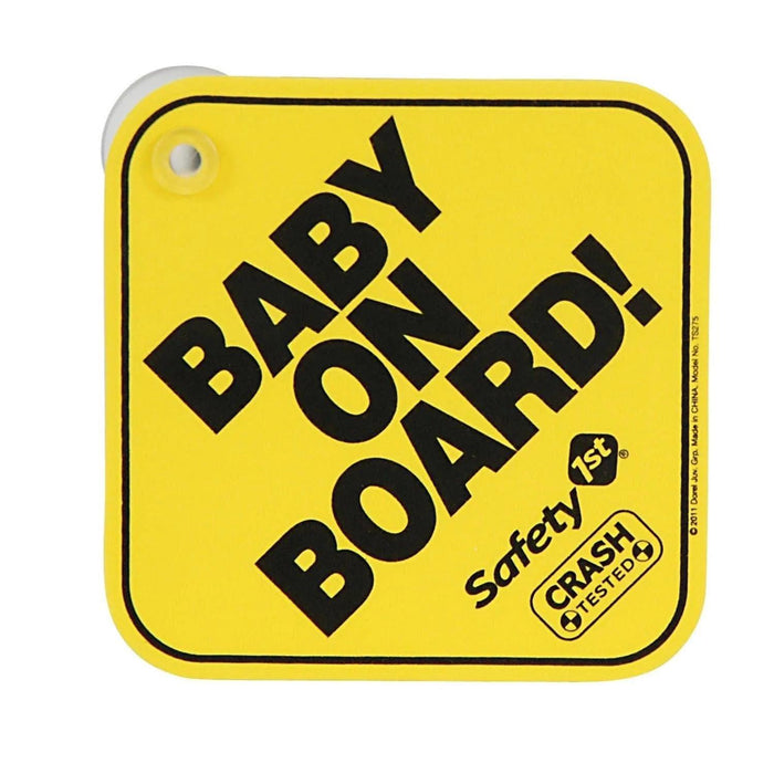 Safety 1st® - Safety 1st® "Baby on Board" / "Mom to Be" - 2 Sided Foam Car Sign - English