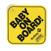 Safety 1st® - Safety 1st® "Baby on Board" / "Mom to Be" - 2 Sided Foam Car Sign - English