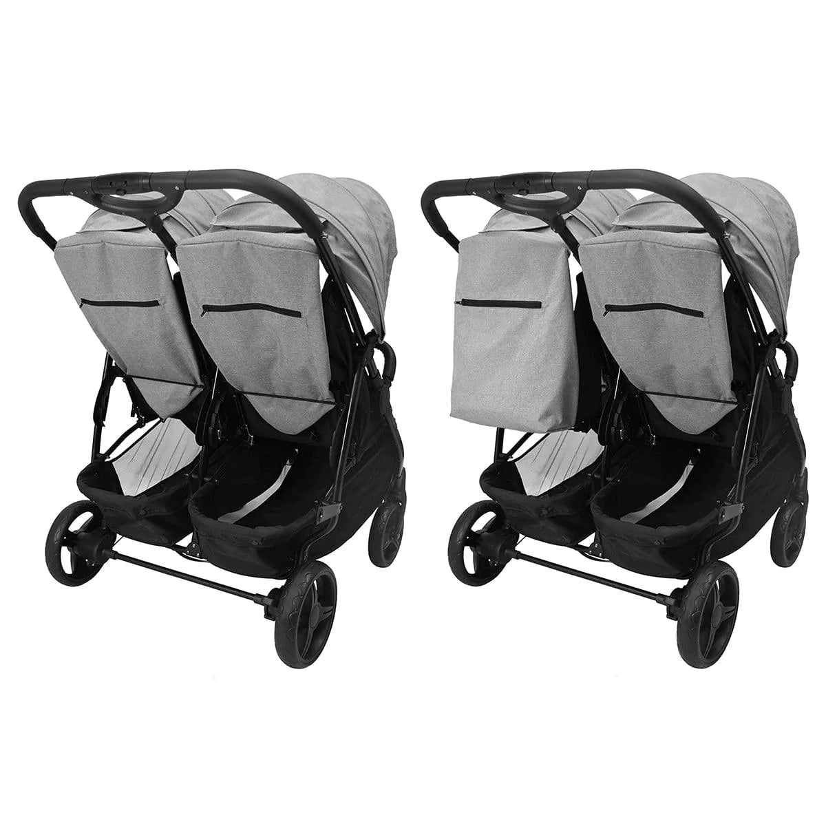 Safety 1st® - Safety 1st® Double Double Duo Stroller - Flint Grey