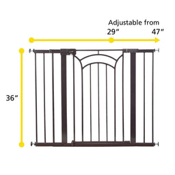 Safety 1st® - Safety 1st® Easy Install Décor Metal Gate