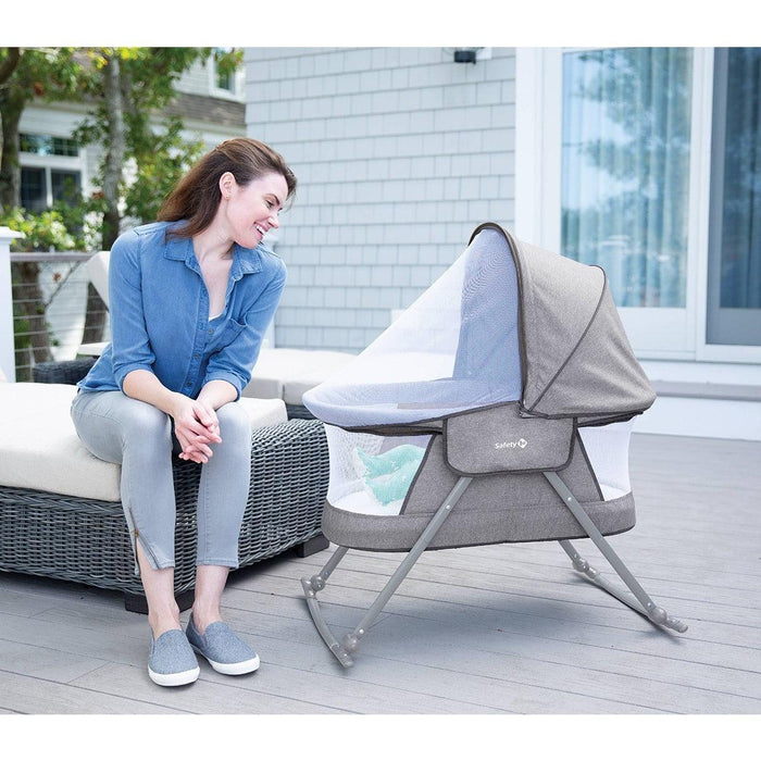 Safety 1st® - Safety 1st® Nap & Go Rocking Bassinet - Star Gazer