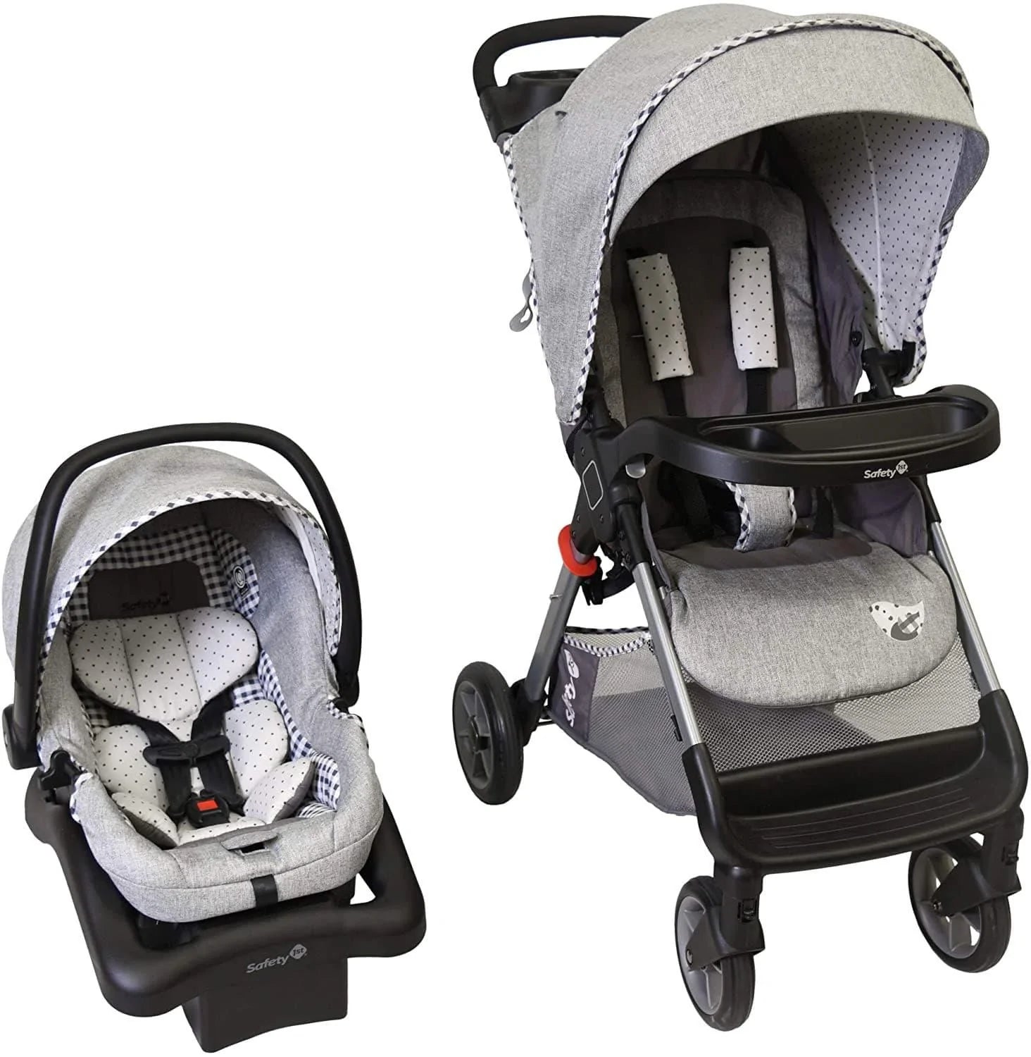 Safety 1st® - Safety 1st Smooth Ride Deluxe Travel System with 35LT Car Seat- Woodland Wonder