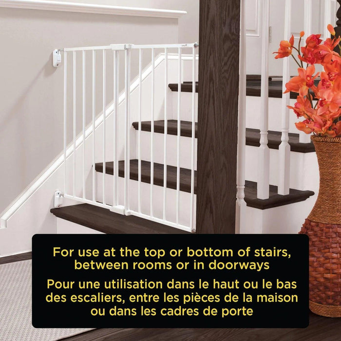 Safety 1st® - Safety 1st Top of Stairs Expanding Metal Gate