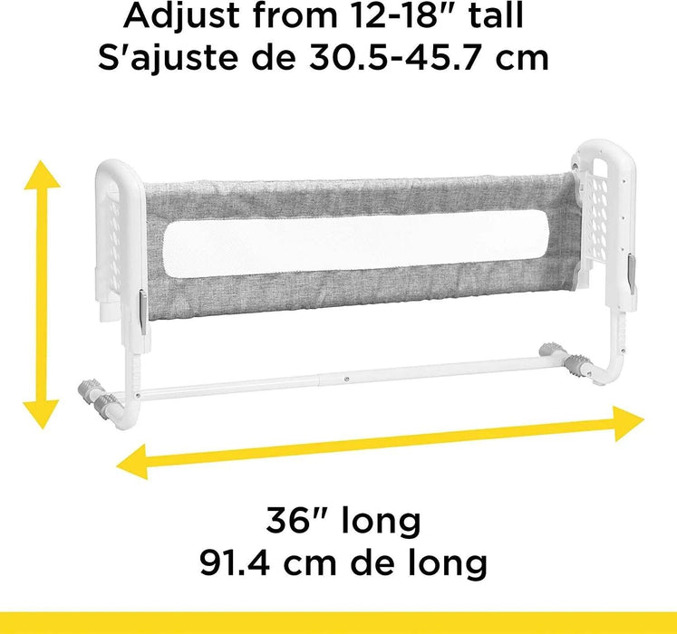 Safety 1st® - Safety 1st Top of the Mattress Bed Rail - Grey