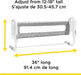 Safety 1st® - Safety 1st Top of the Mattress Bed Rail - Grey