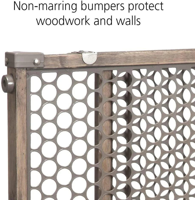 Safety 1st® - Safety 1st Wood Security Gate - Vintage Grey