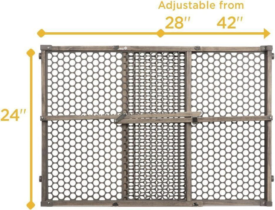Safety 1st® - Safety 1st Wood Security Gate - Vintage Grey