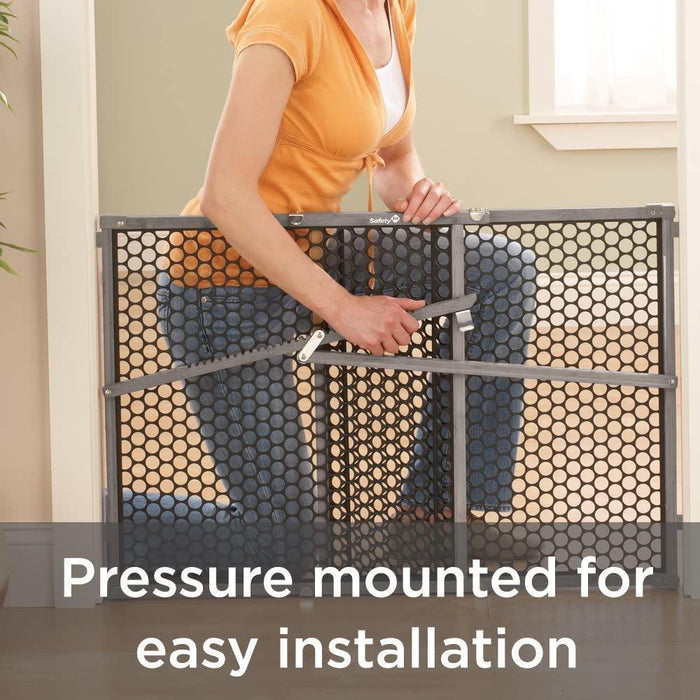 Safety 1st® - Safety 1st Wood Security Gate - Vintage Grey