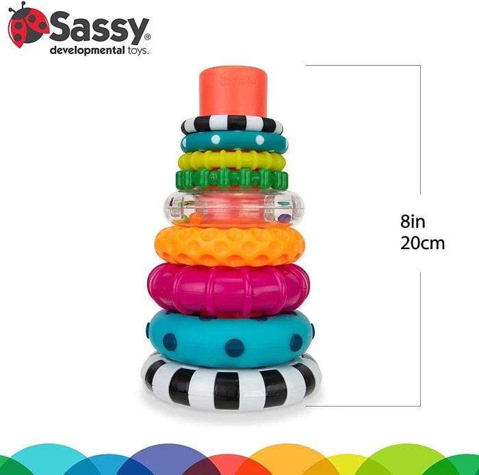 Sassy® - Sassy Stacks of Circles Stacking Ring STEM Learning Toy