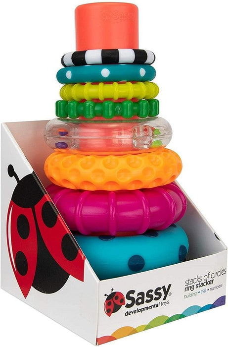 Sassy® - Sassy Stacks of Circles Stacking Ring STEM Learning Toy
