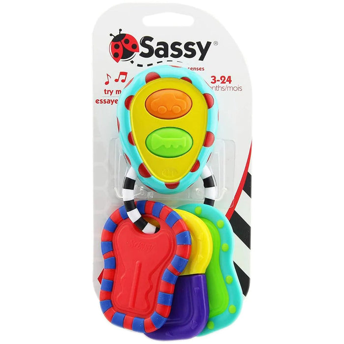 Sassy® - Sassy Tactile Tunes Keys - Electronic Baby Keys
