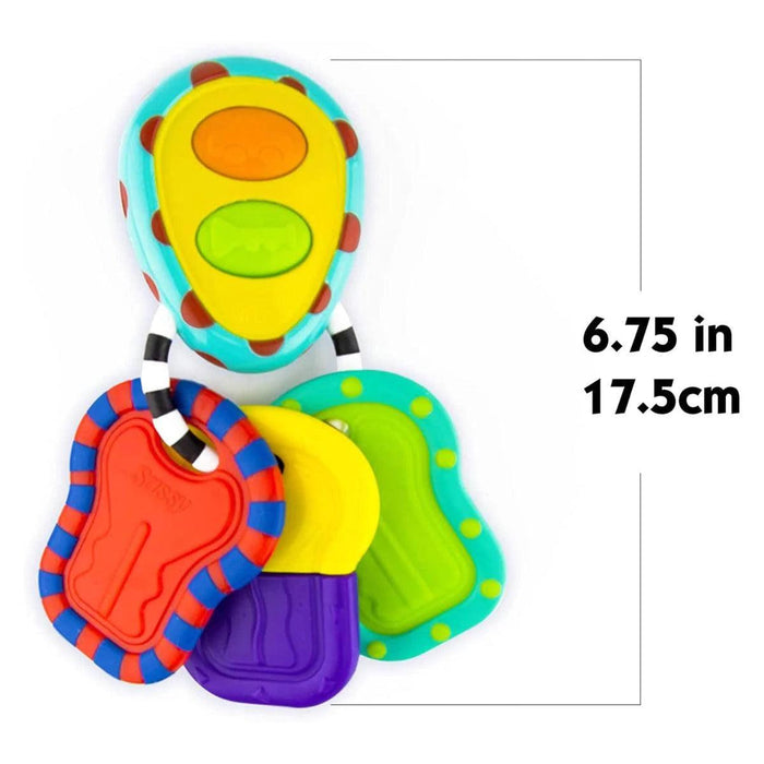 Sassy® - Sassy Tactile Tunes Keys - Electronic Baby Keys